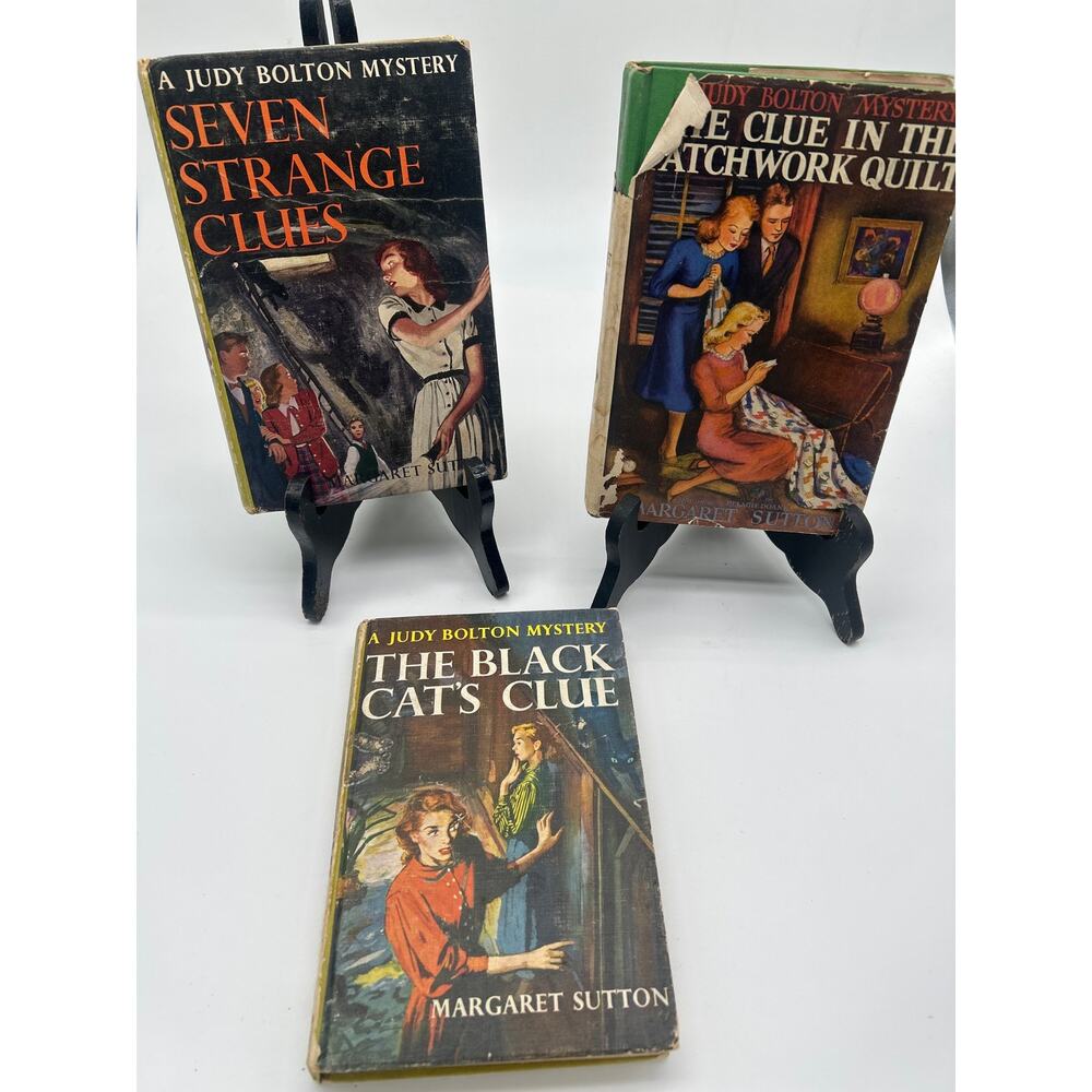 Vintage Judy Bolton Mystery Book Lot of 3 Margaret Sutton HC Grosset Dunlap